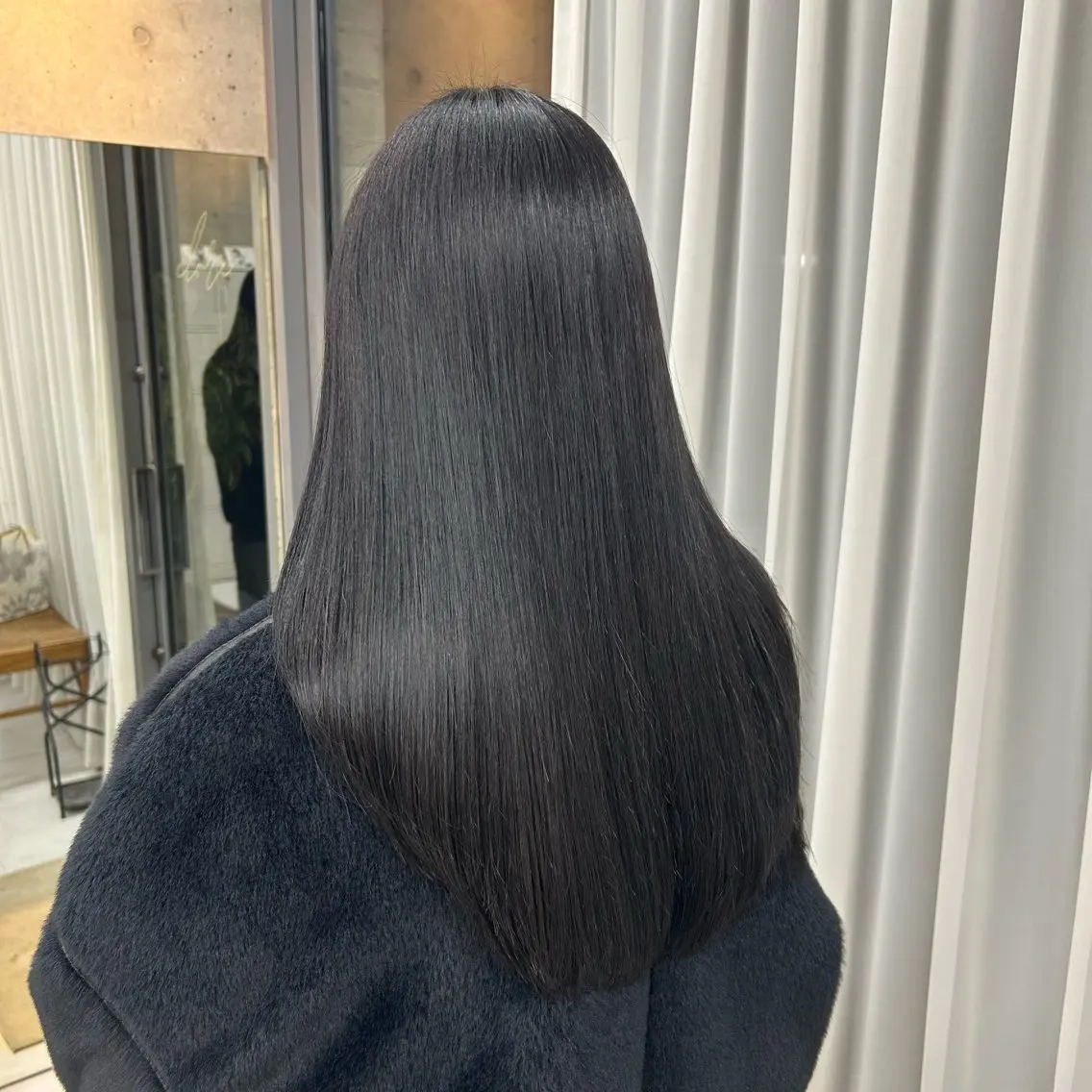 ロング トリートメント カット ヘアカラー トリートメント LOE Yuuka/42🩵のヘアスタイル