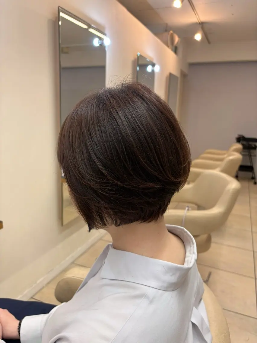 ショート ショートボブ ボブ ショートヘア 片岡 未優のヘアスタイル