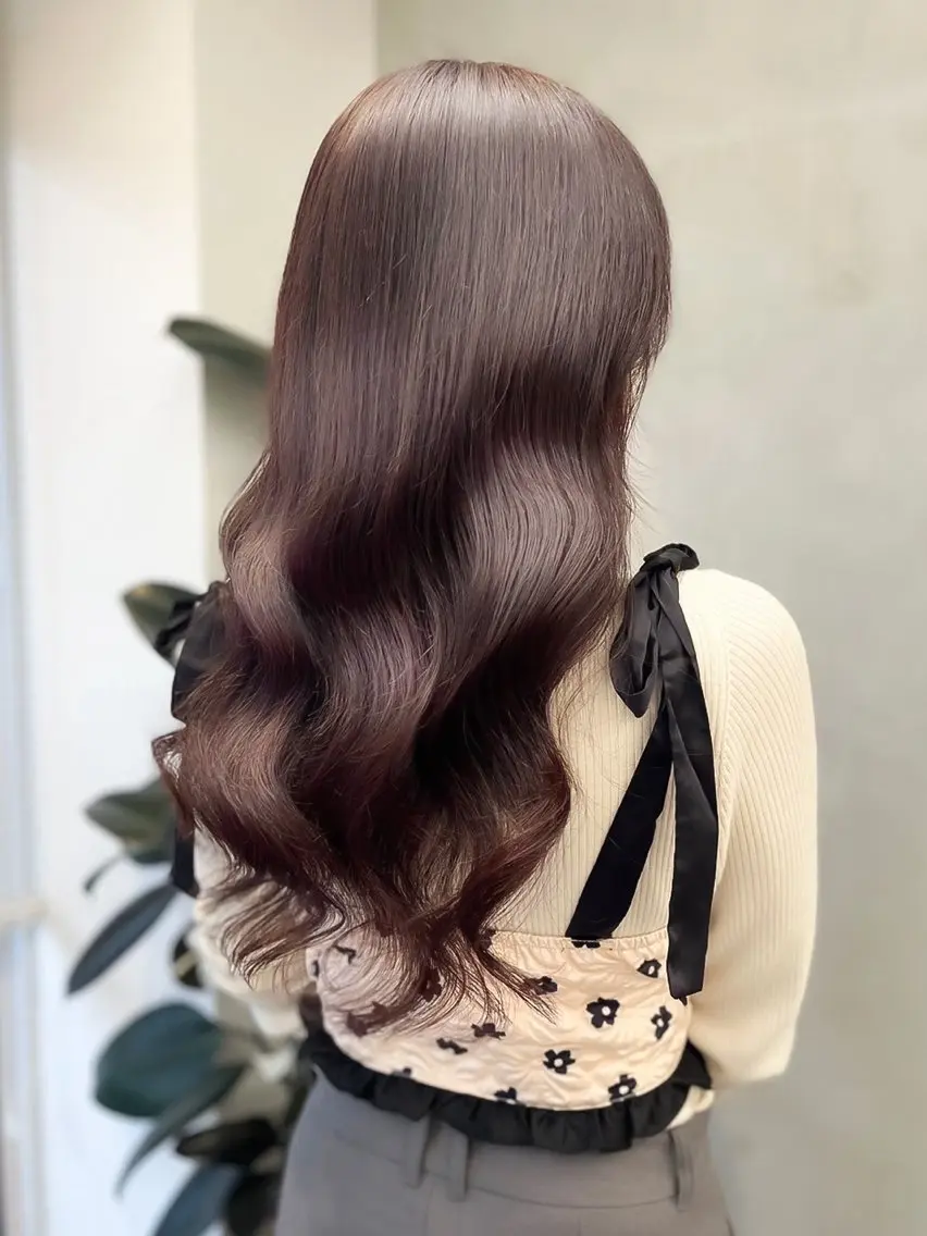 【当日予約⭕️】カット+艶カラー+トリートメント❄️の写真