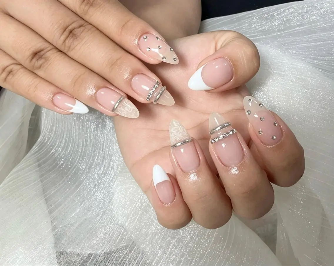 ネイル アートネイル チークネイル フラッシュネイル フットネイル フレンチネイル ハンドネイル 桜 ネイルのネイルデザイン