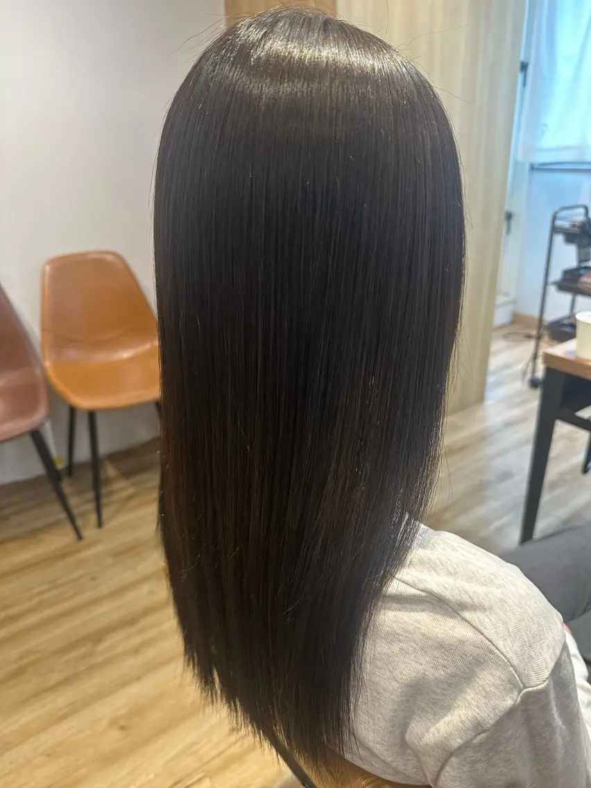 セミロング カット 縮毛矯正 トリートメント ✨✂️Nori ✂️✨のヘアスタイル