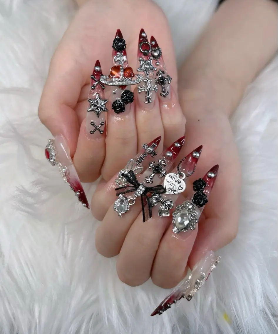 ネイル アートネイル オーロラネイル チークネイル 長さ出し フットネイル ハンドネイル Chan nailsのネイルデザイン