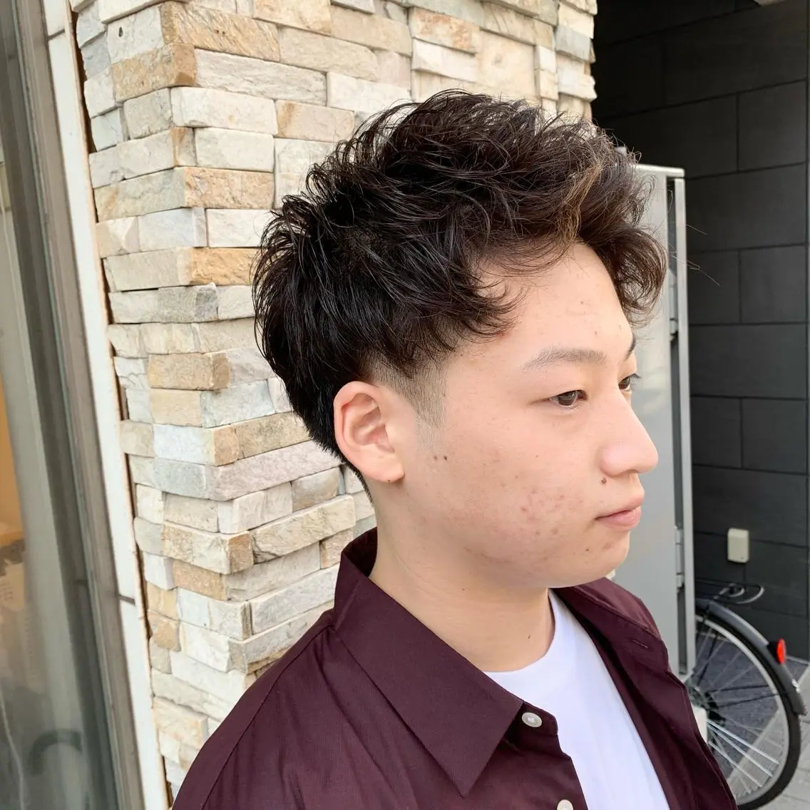 ショート くせ毛 ショートヘア 高橋 宏太郎のヘアスタイル