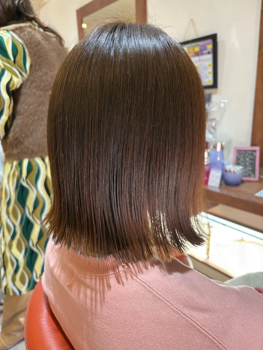 ショート 切りっぱなしボブ ボブ 齋藤 美幸のヘアスタイル