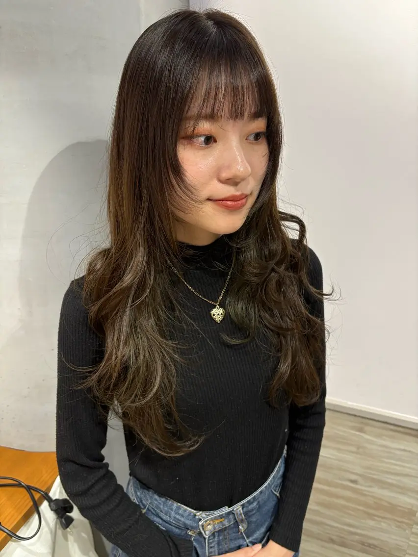 ロング 永田 幸枝のヘアスタイル