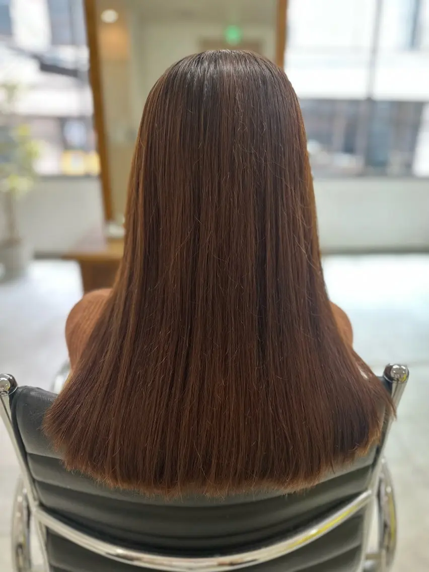 パーマ カット 縮毛矯正 長谷川 誠志のヘアスタイル