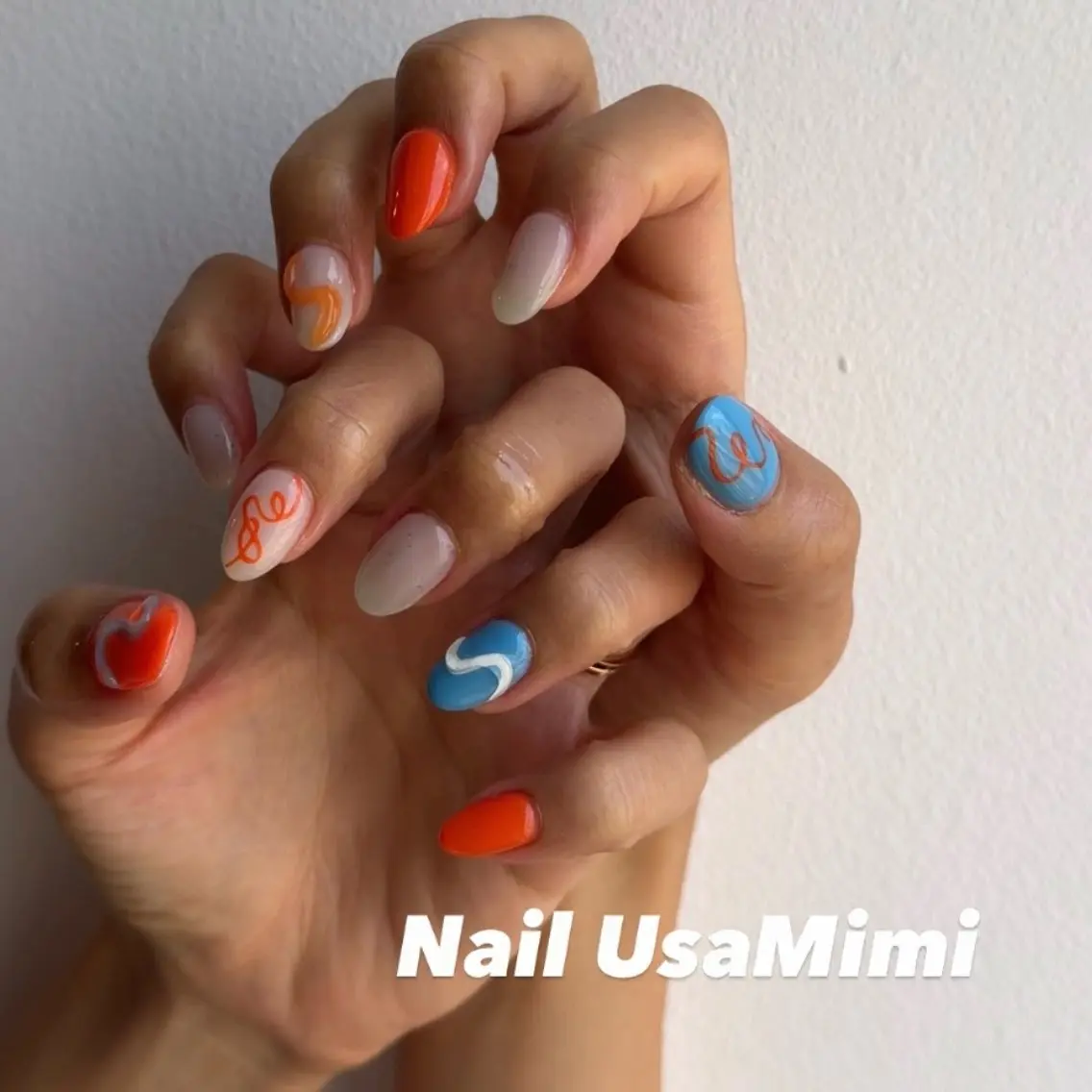 ネイル ハンドネイル 本町ネイルNail UsaMimiのネイルデザイン