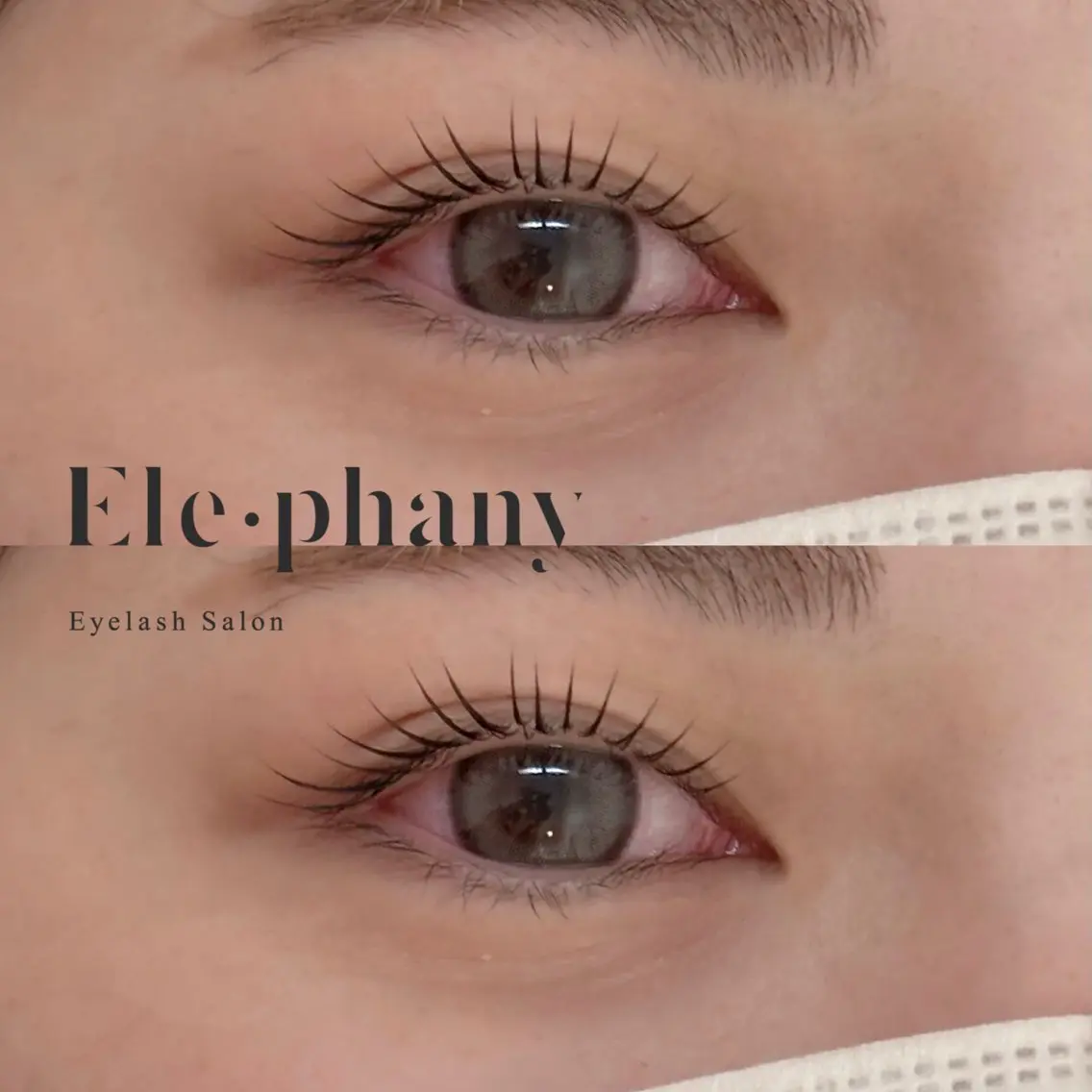 マツエク・マツパ パリジェンヌラッシュリフト Ele.phany ／runaのマツエク・マツパデザイン
