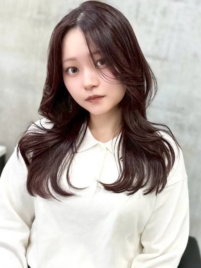 ロング カラー 透明感カラー XELM高崎 nearaのヘアスタイル