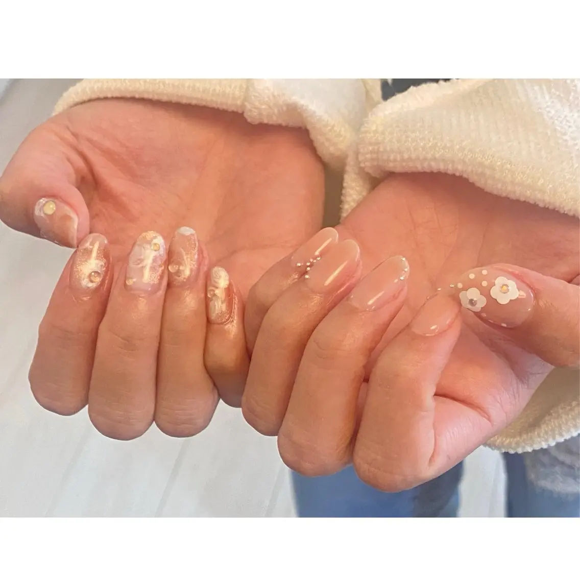 ネイル ハンドネイル ⏦Little 𐙚 Nail⏦のネイルデザイン