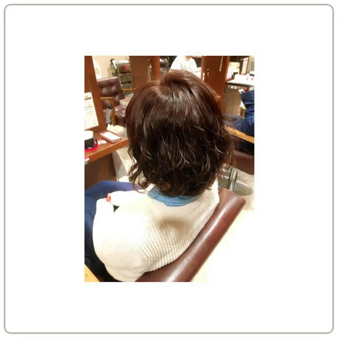 ショート カラー パーマ ピンクカラー ボブ 【メンズカット】 澤下瑛一のヘアスタイル