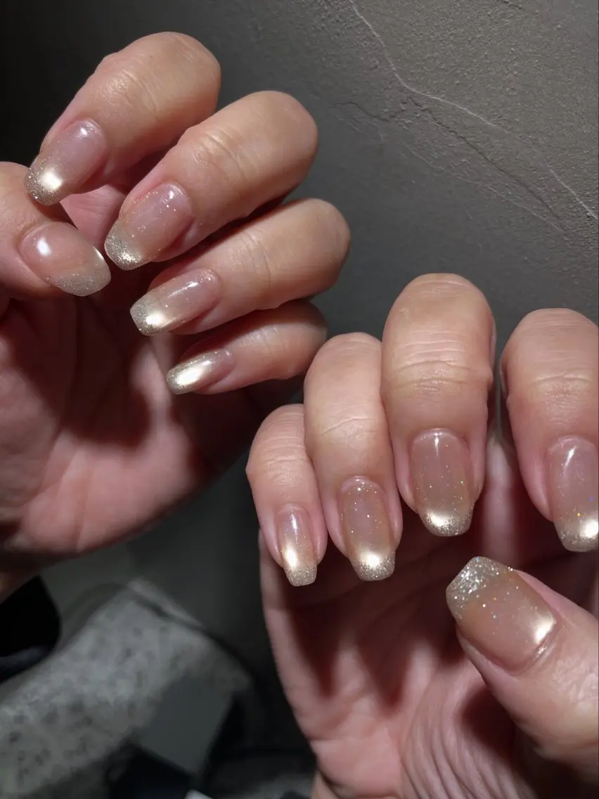 ネイル ハンドネイル Rika🌼 シンプル•マグネットのネイルデザイン
