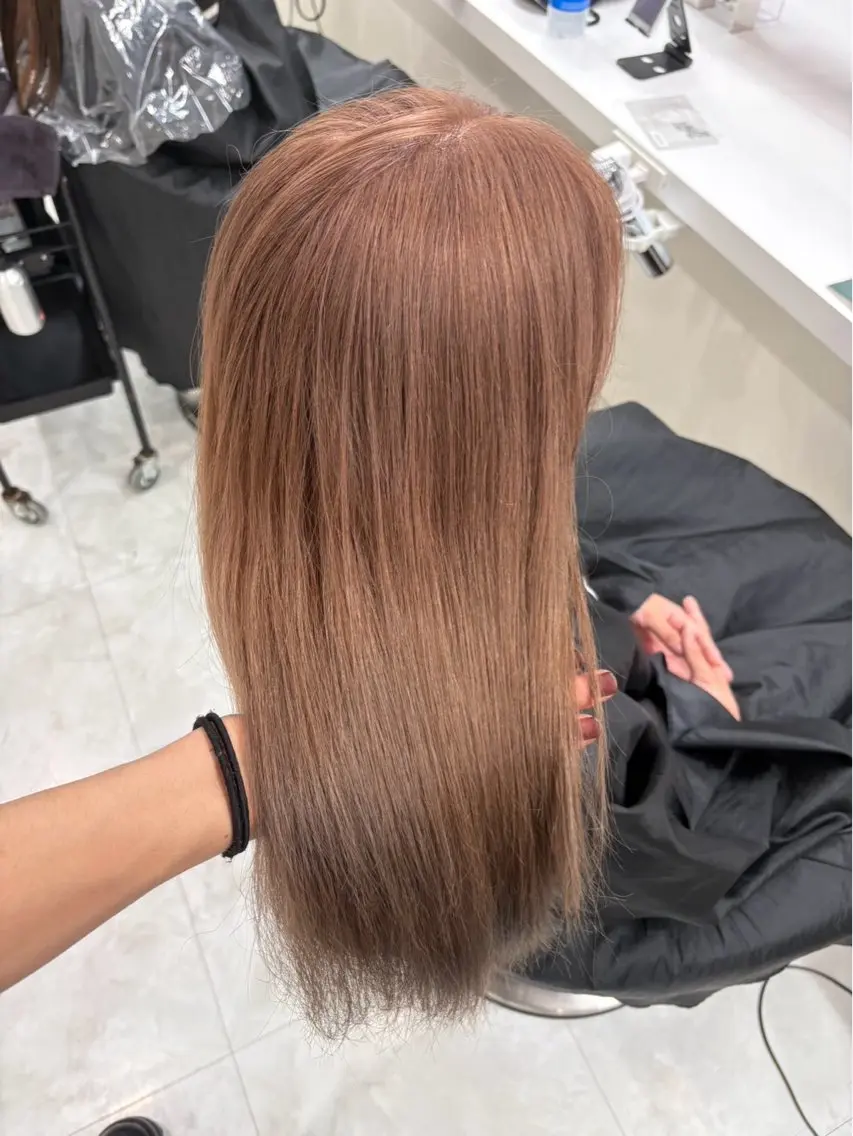 ロング ヘアカラー 🍀透明感ブラウン sakura🍀のヘアスタイル