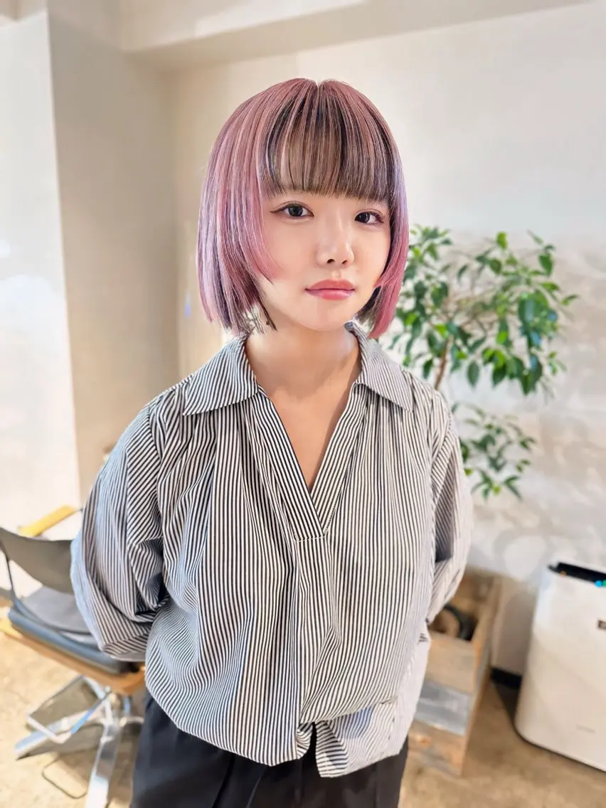 ✨期間限定✨ ✨オリジナル似合わせカット+ブリーチなしでも柔らか透明感カラー✨の写真