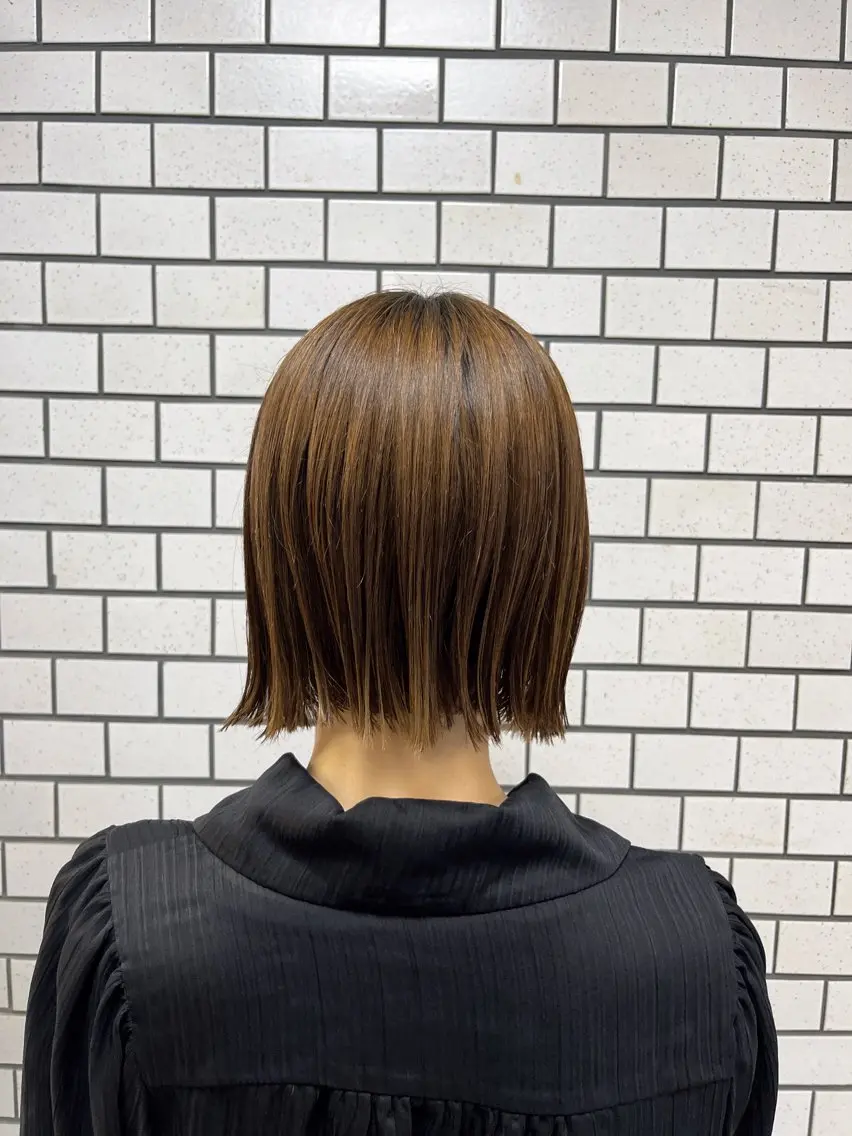 ショート カット ヘアカラー トリートメント ハイトーン髪質改善 🫧大阪/kanonのヘアスタイル