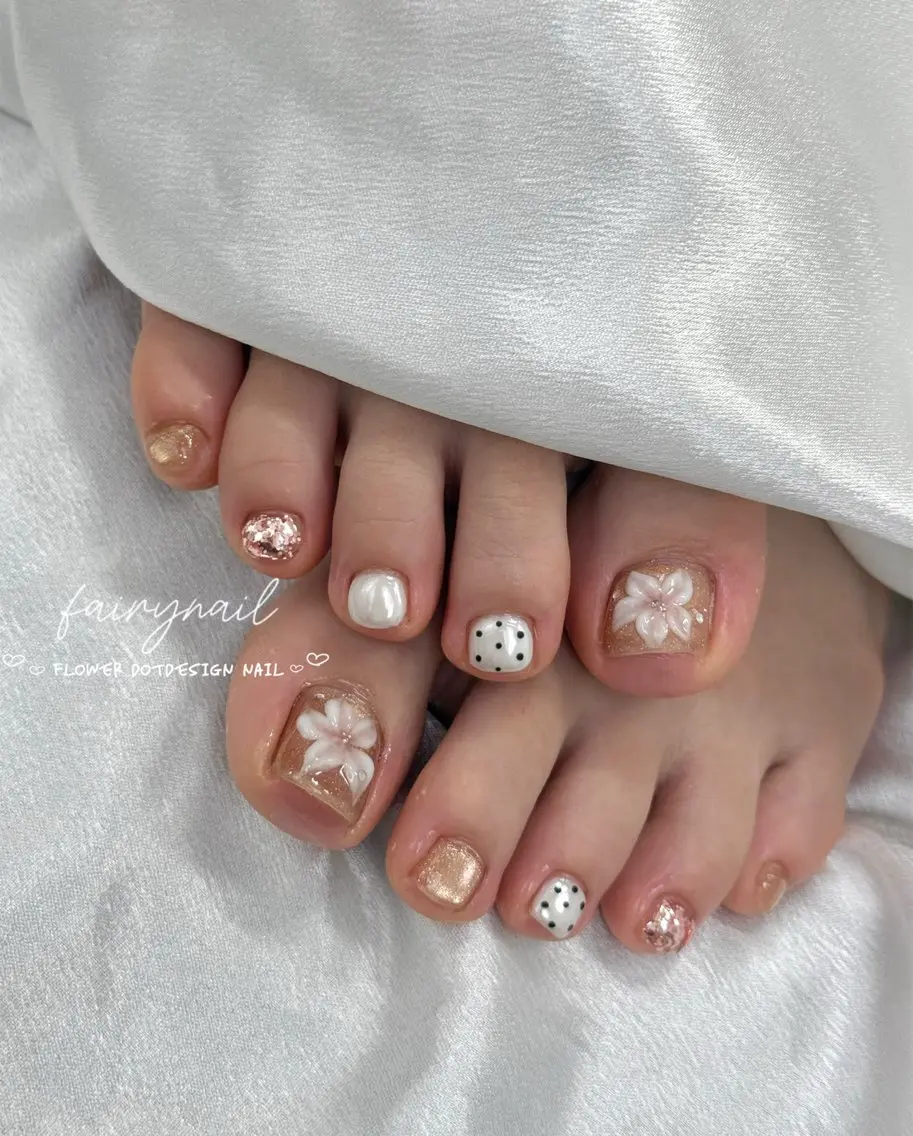 ネイル フットネイル fairy 25のネイルデザイン