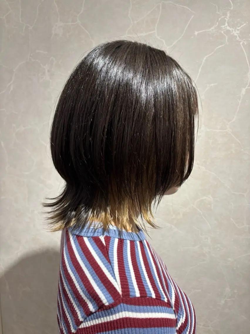 ショート カラー カット ヘアカラー トリートメント 髪の家 tikiのヘアスタイル