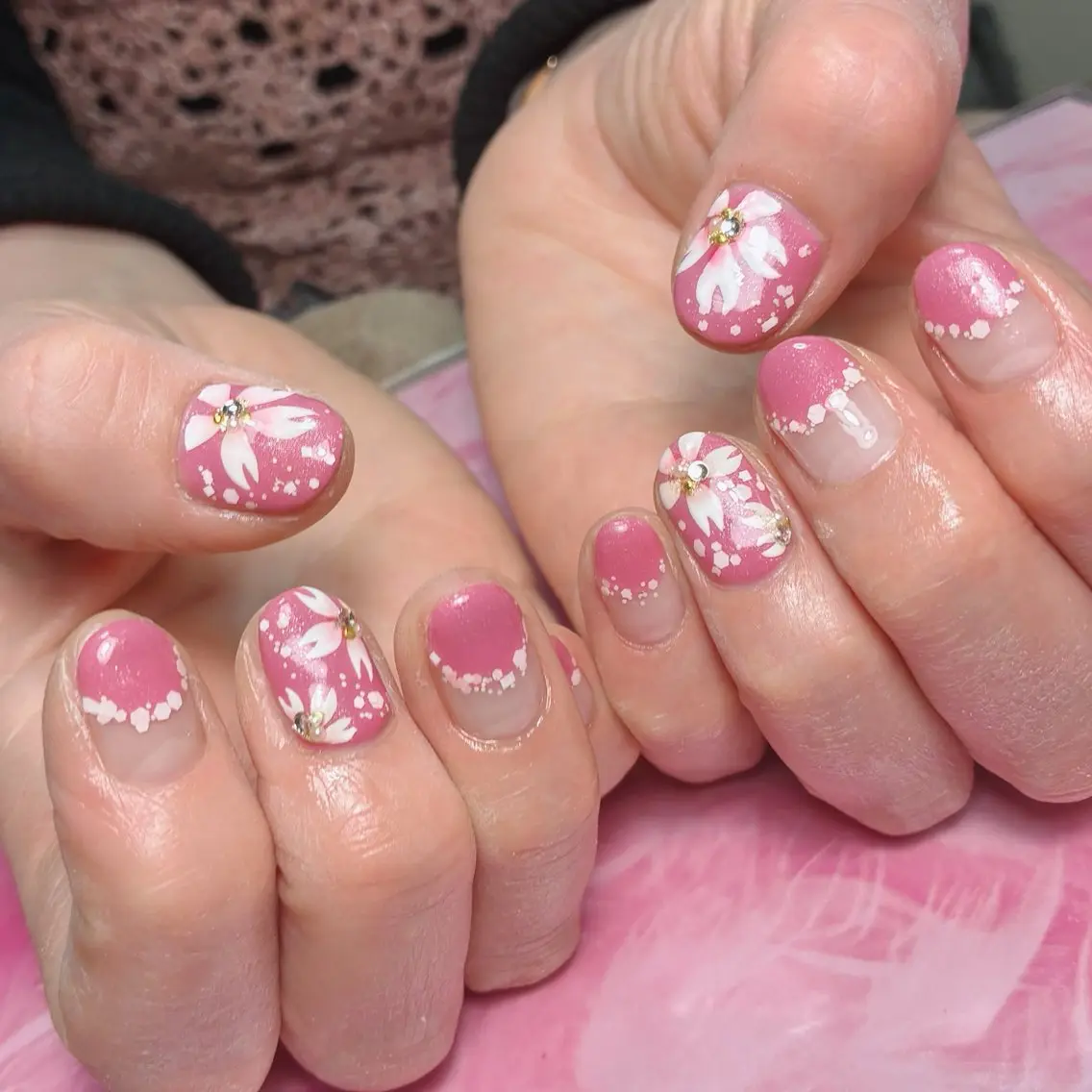 ショート ハンドネイル hs nail salonのネイルデザイン