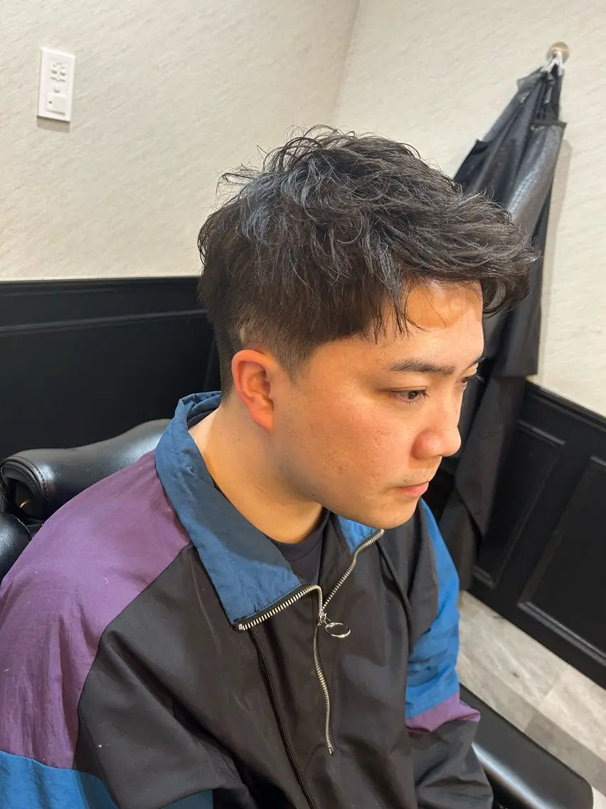 ショート パーマ 柏木 直人のヘアスタイル