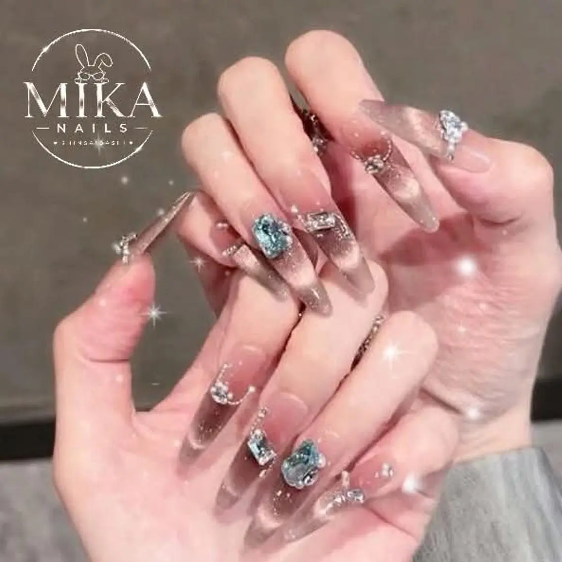 ネイル アートネイル チークネイル ドット フットネイル フレンチネイル ハンドネイル Mika Nails 心斎橋のネイルデザイン