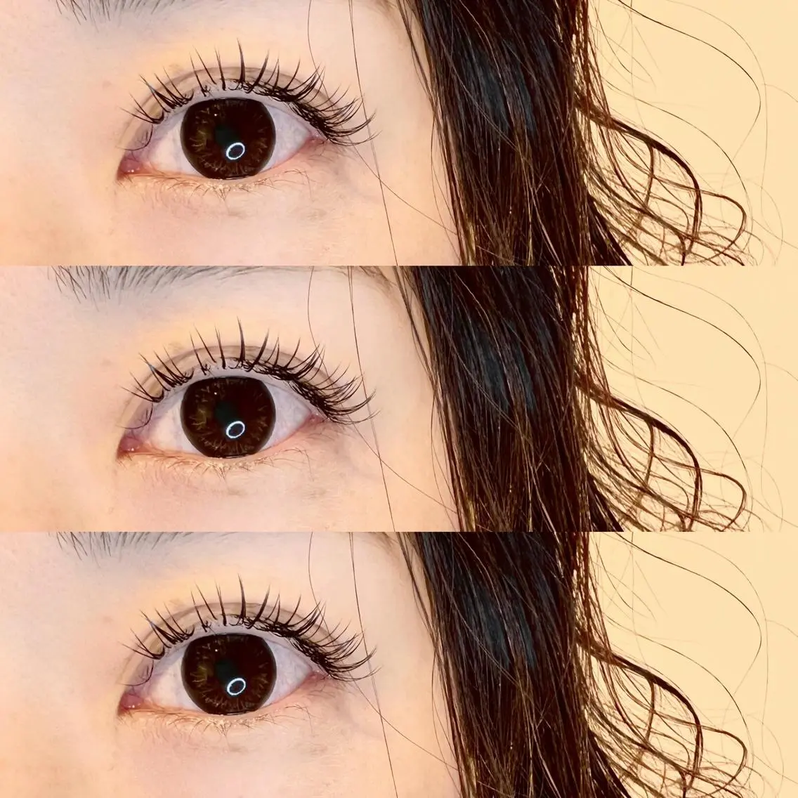 マツエク・マツパ マツエク KNACK eye lash RISAのマツエク・マツパデザイン