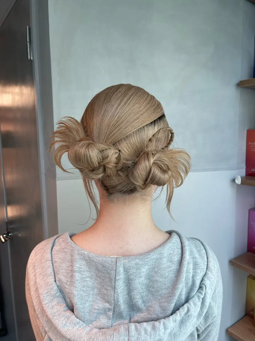 ヘアアレンジ ポニーテール 結婚式・ブライダル 卒業式のヘアスタイル ヘアセット charm《銀座》 ヘアセット/縮毛矯正のヘアスタイル