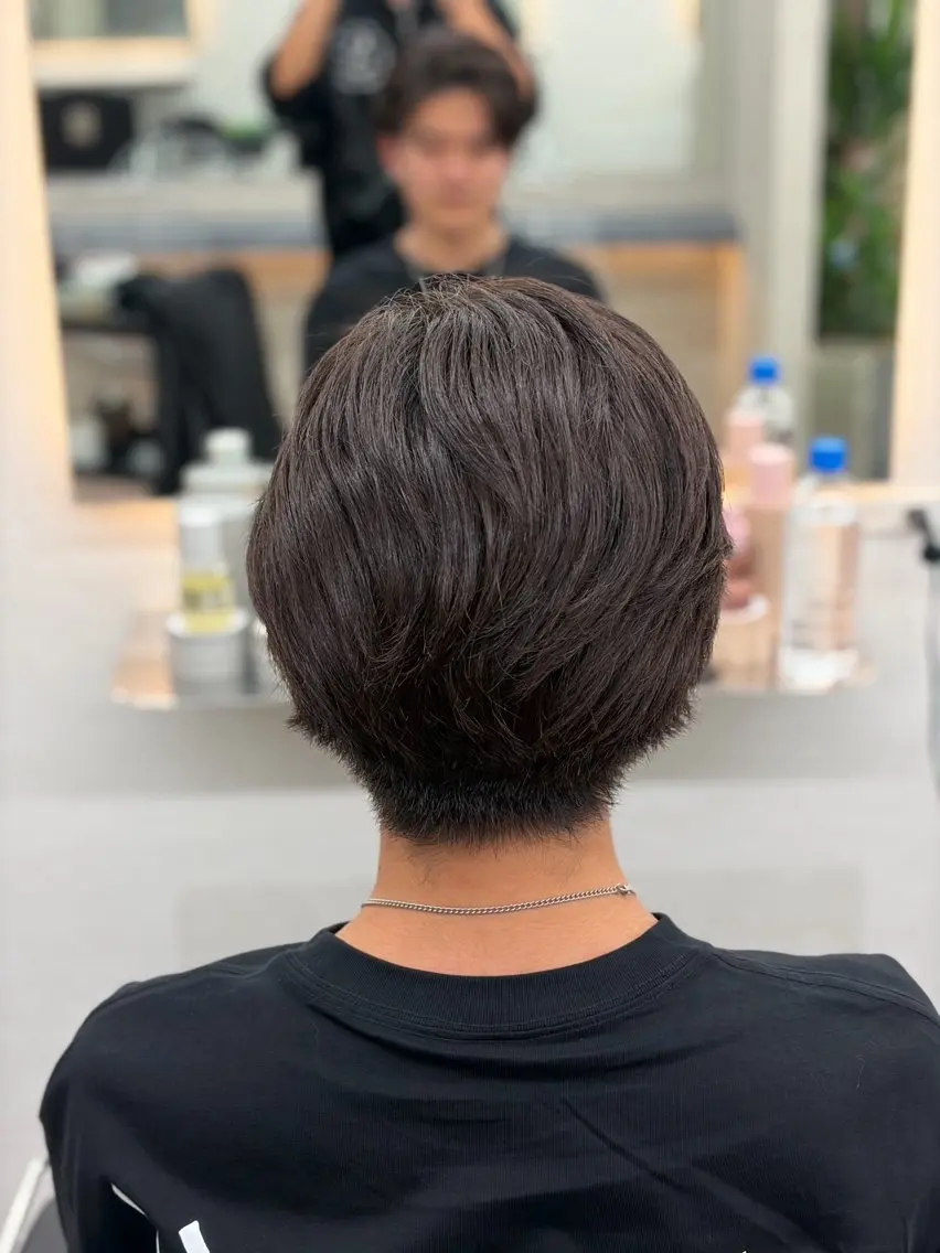 メンズ ヘアカラー ワンカラー💥池田 将💥のヘアスタイル
