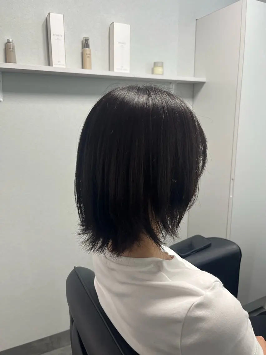 ミディアム カット ヘアカラー トリートメント 仙台/艶髪/ レイヤー/ゆうか♡のヘアスタイル