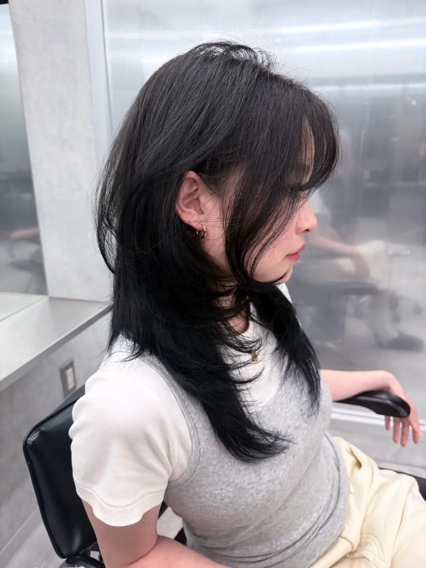 ロング ヘアカラー ハイトーン/渋谷 /Narukaのヘアスタイル