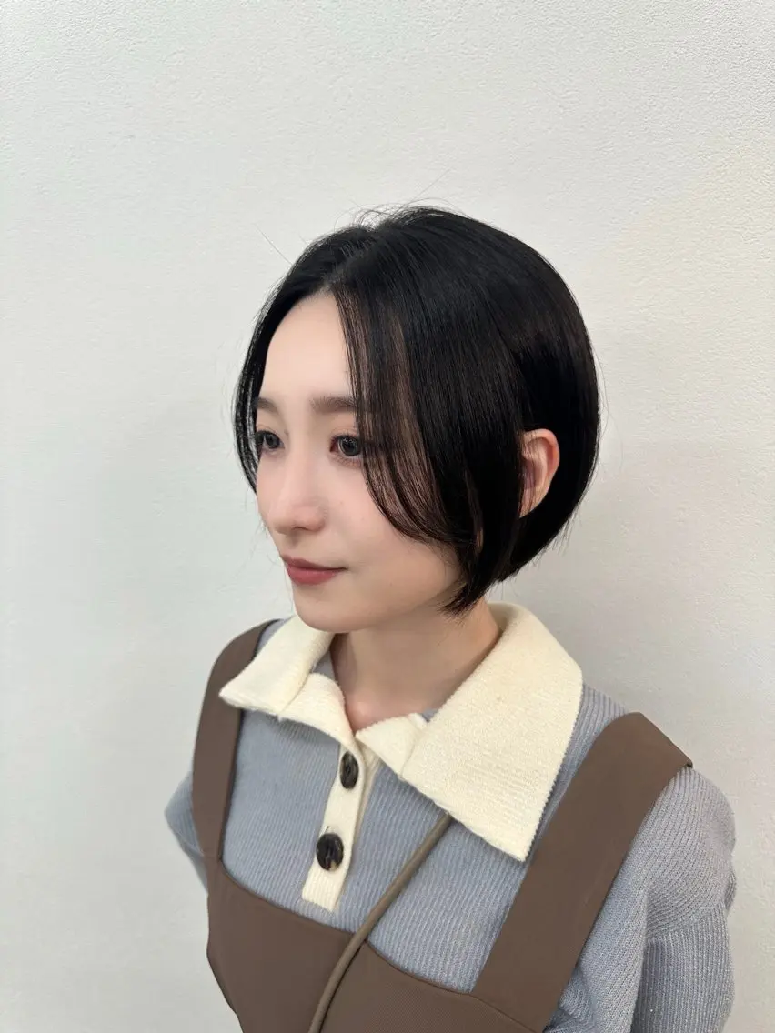 ショート ショートヘア 大井 あんずのヘアスタイル