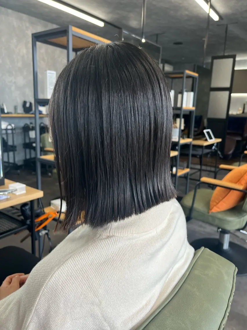 ショート ボブ 外ハネヘア 〜tiehair 小幡のヘアスタイル