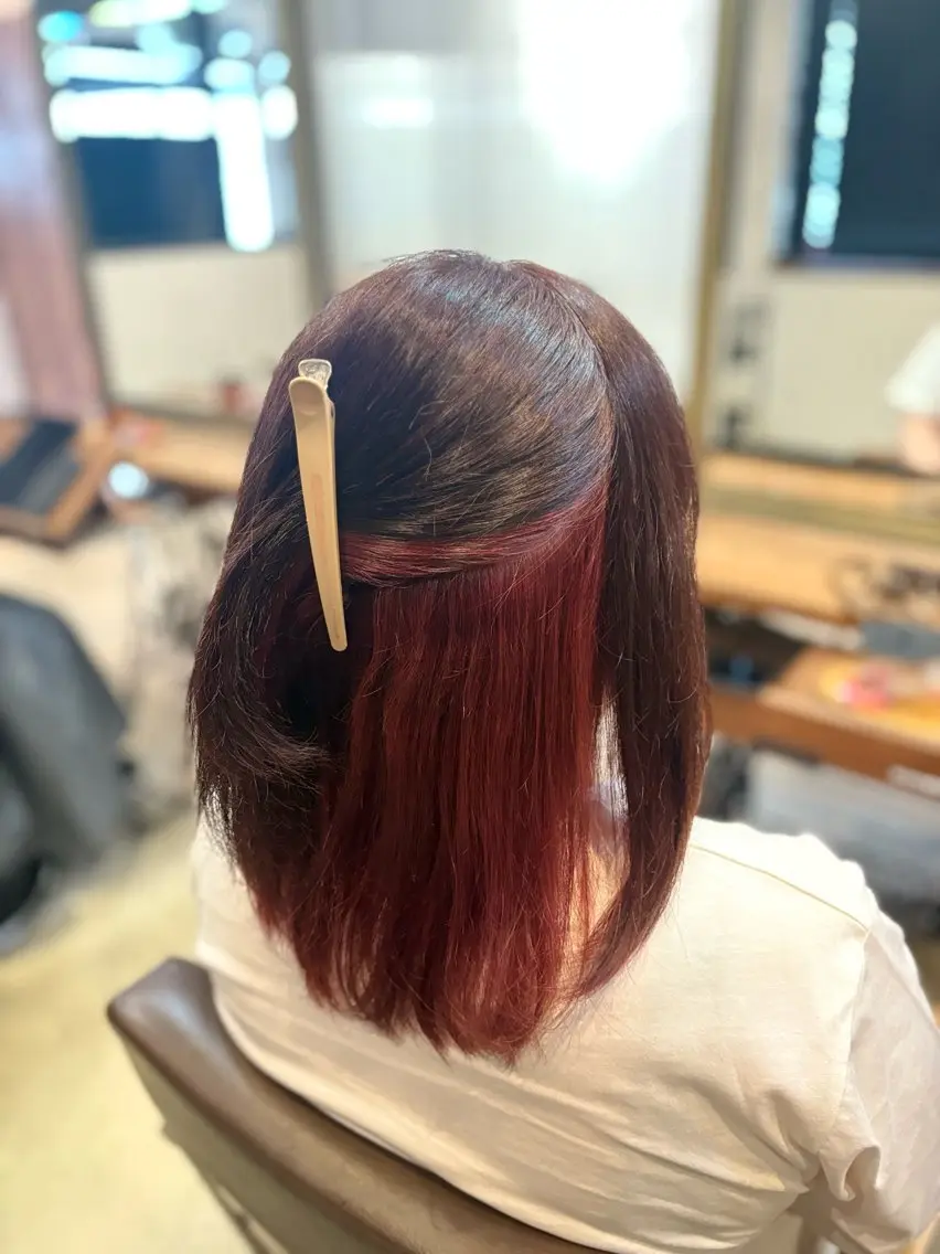 カラー ヘアカラー elk YURINA🧸のヘアスタイル