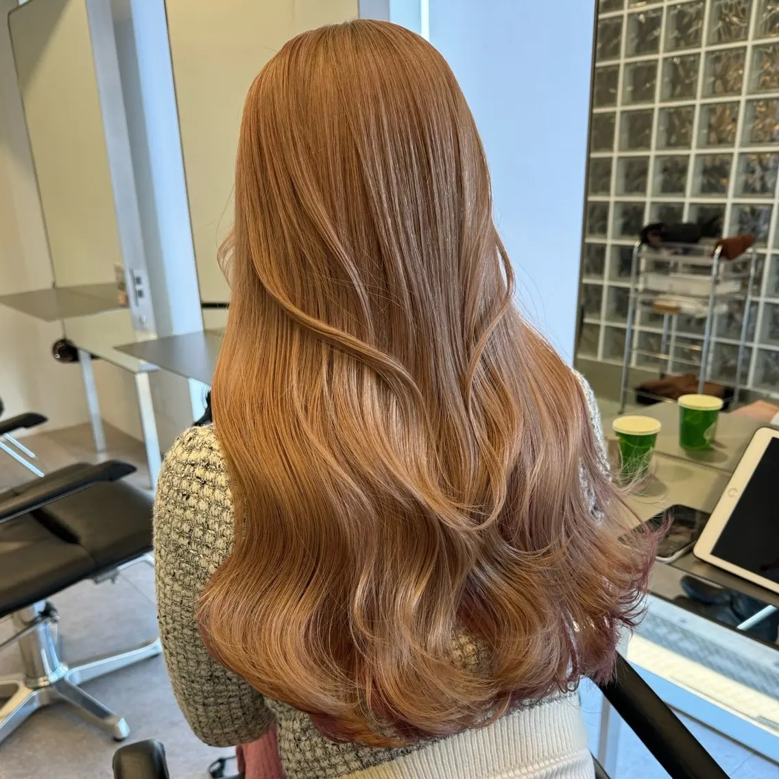 🎀リタッチカラー🎀 【ブリーチリタッチ+カラー】🫧Aujuaトリートメント無料🫧の写真