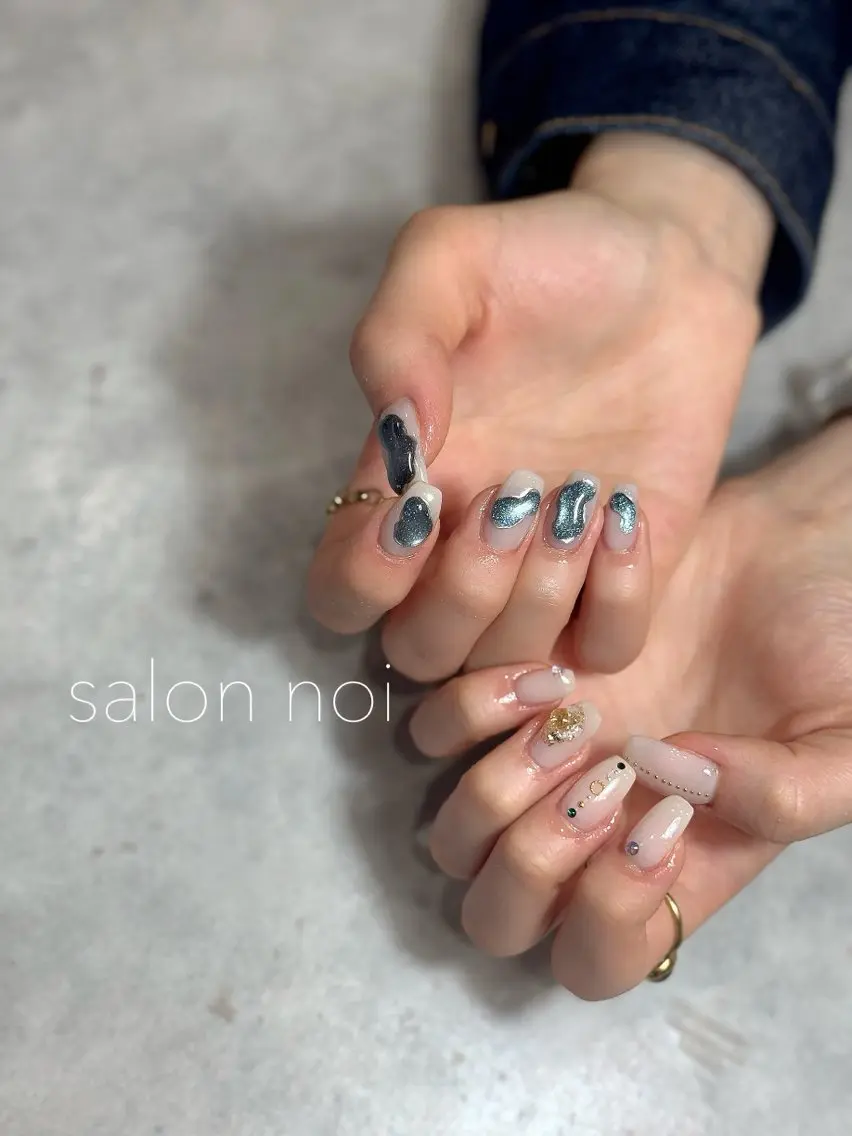 ネイル ニュアンスネイル ハンドネイル salon noiのネイルデザイン