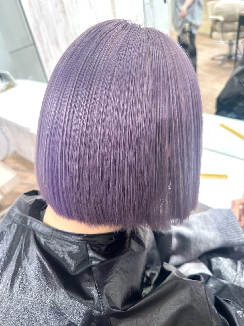 ショート ヘアカラー 💛NOZOMI💛 ハイトーンカラーのヘアスタイル