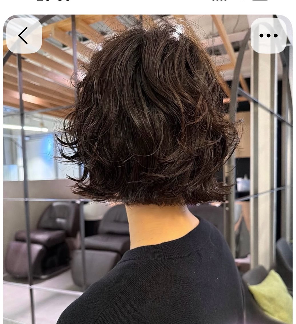 パーマ 小野 愛花のヘアスタイル