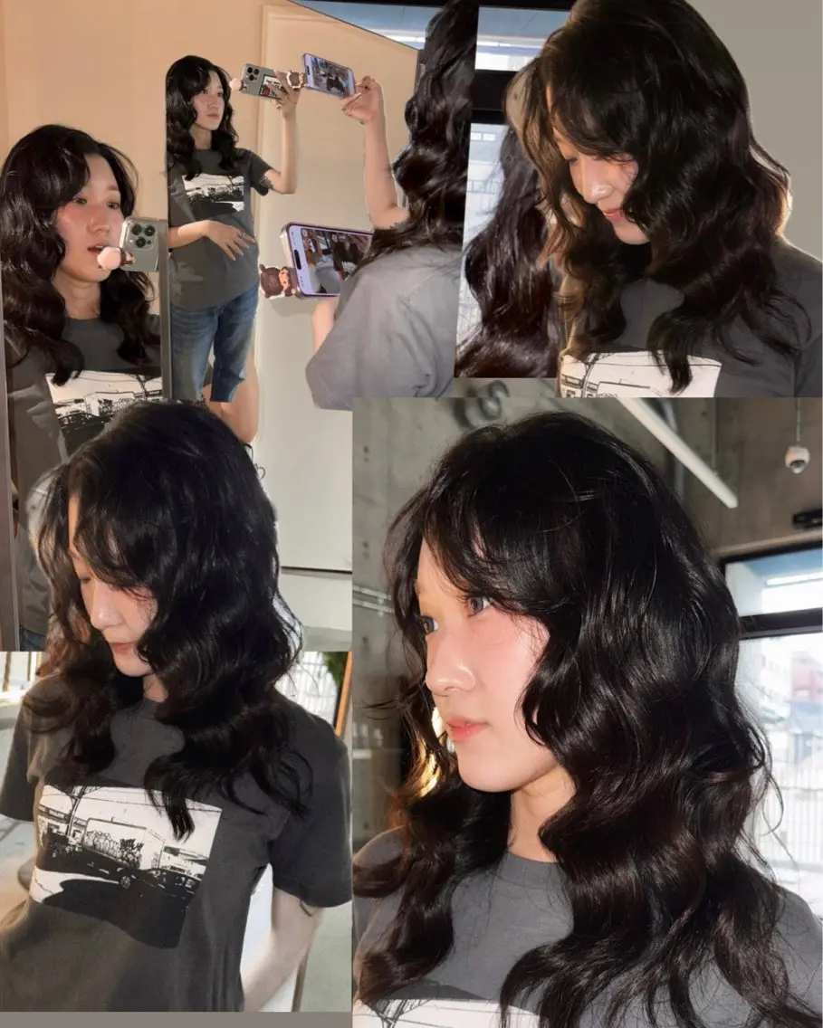 ロング パーマ カット パーマ saki|パーマ ボブパーマ.メンズのヘアスタイル