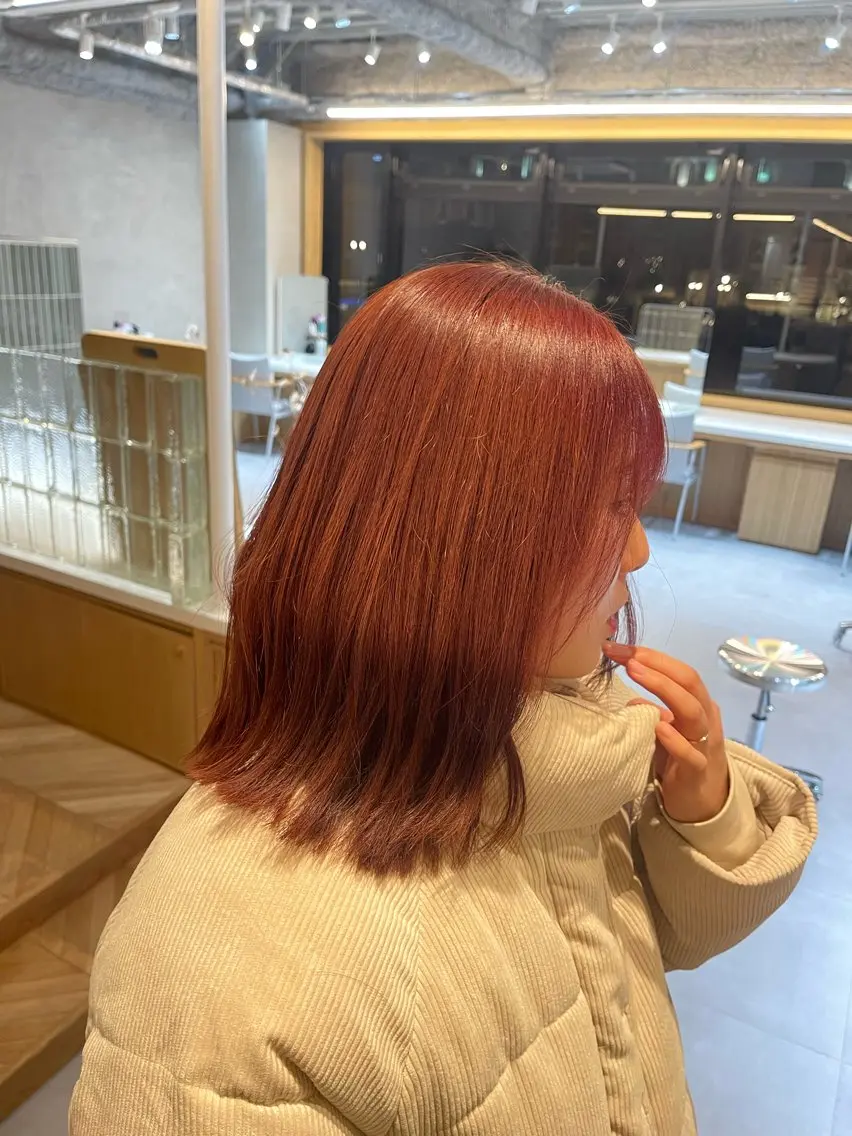 【💜学生限定💜】学割メニュー🎀前髪カット+ワンカラー+ トリートメントの写真