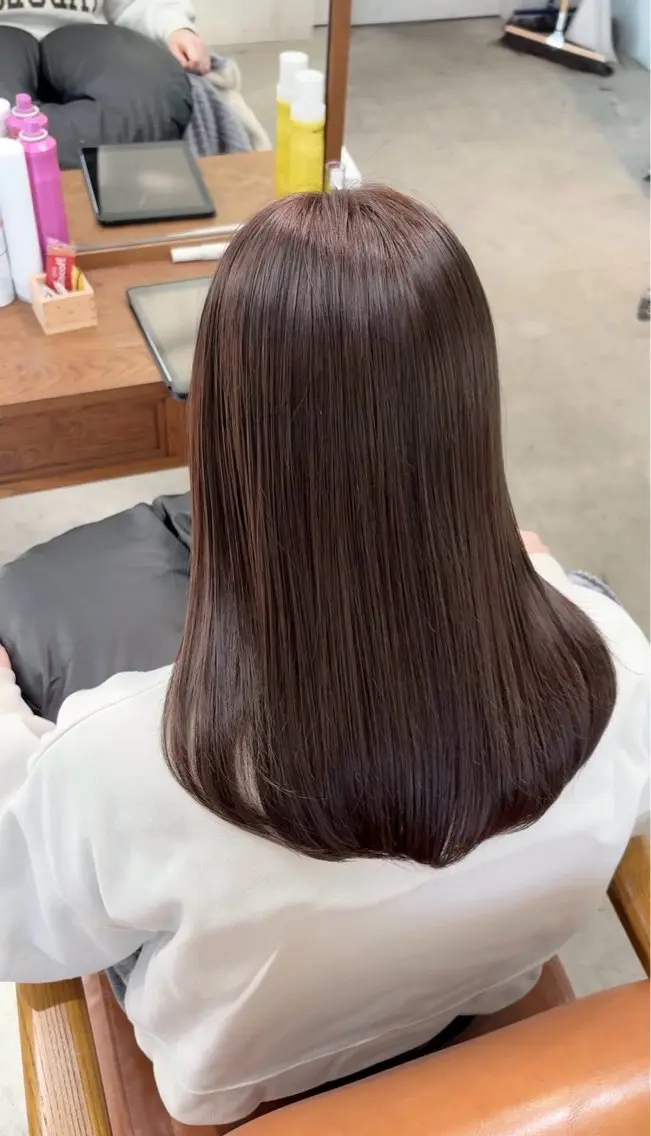 セミロング カット ヘアカラー トリートメント SONO 【一宮】のヘアスタイル