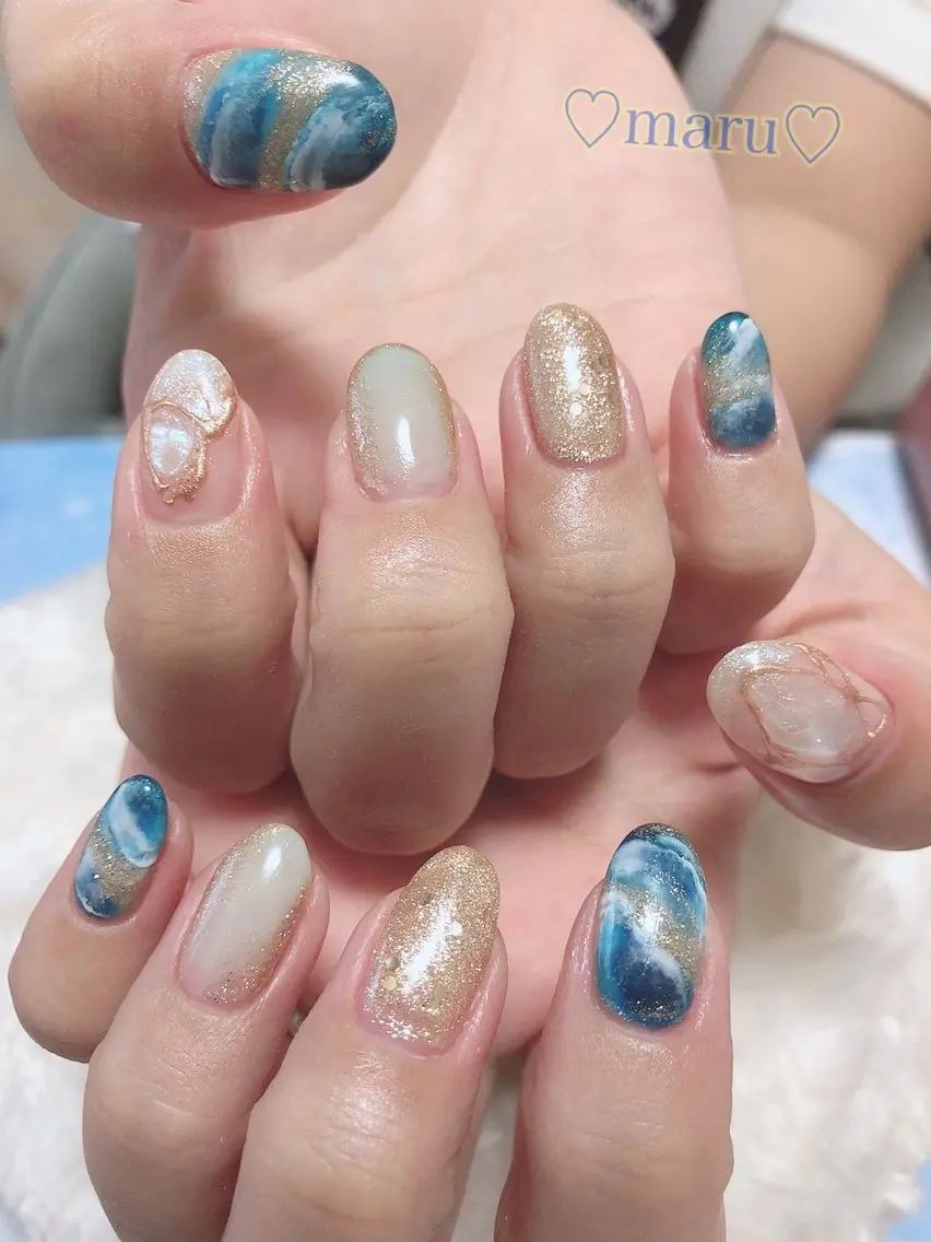 ネイル ハンドネイル フットネイル まるみ ♡のその他イメージ