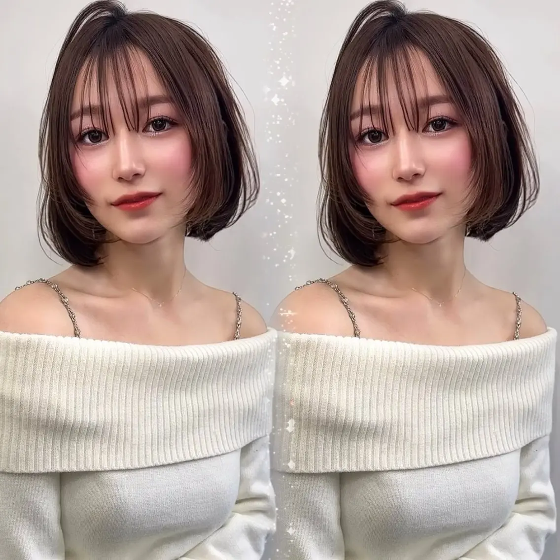 ショート アッシュ ハイライト 韓国風ヘア カット ヘアカラー トリートメント 韓国カット/透明感 カラー/NANAMIのヘアスタイル