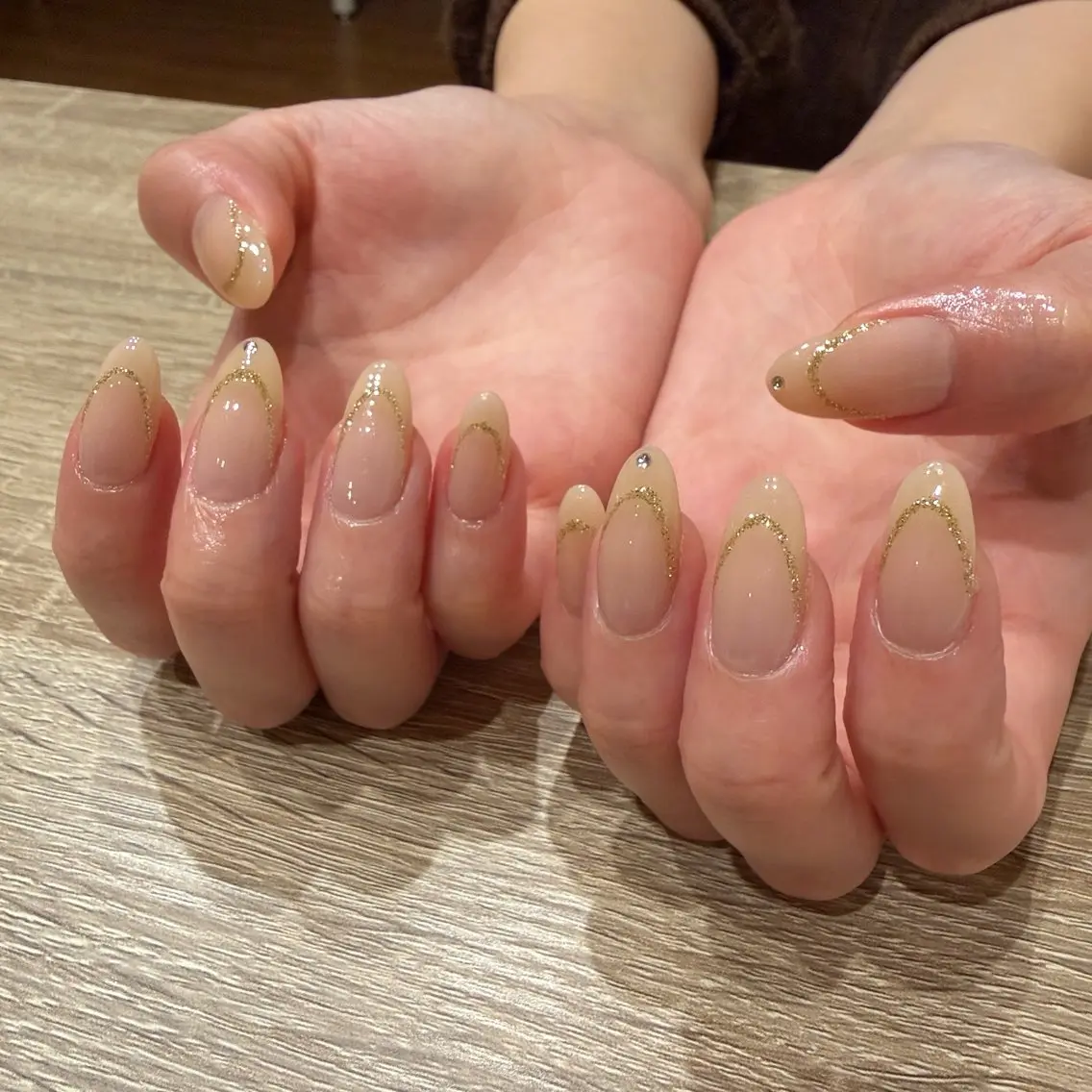 ネイル ラメ(グリッター) ストーンネイル ハンドネイル liberté🫧 新小岩のネイルデザイン