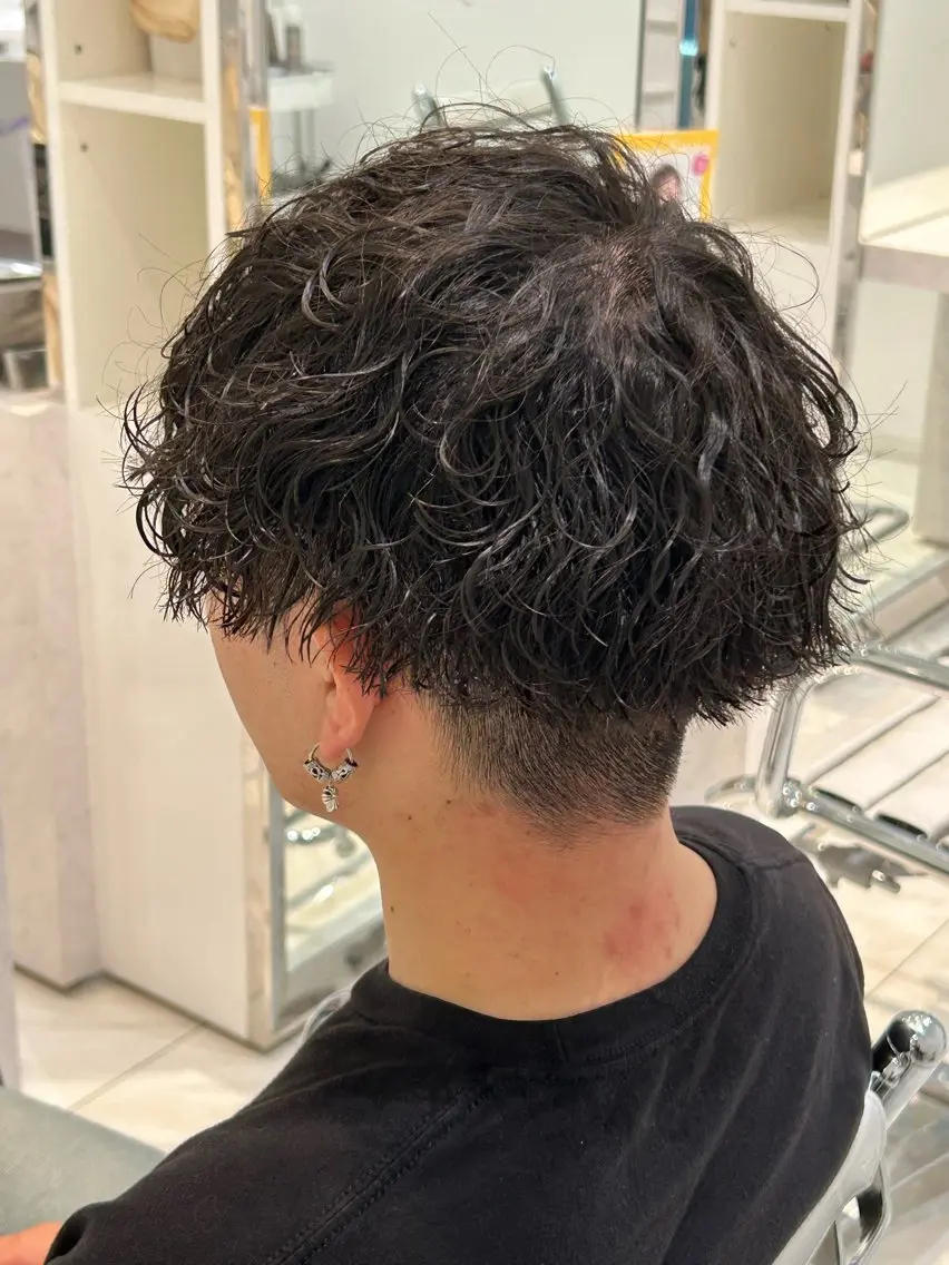 パーマ メンズ カット パーマ メンズパーマ特化 /平松秀門のヘアスタイル
