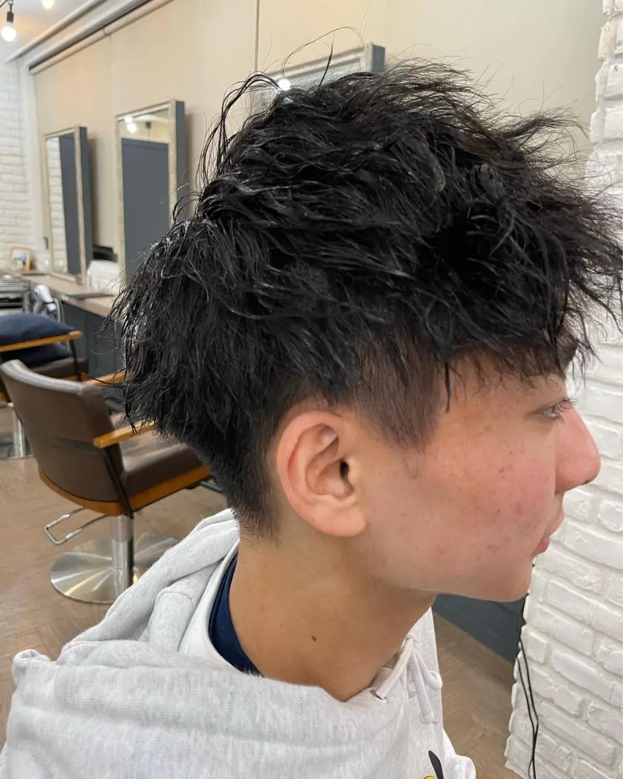 メンズ限定✂️デザインカット⭐︎パーマ⭐︎の写真