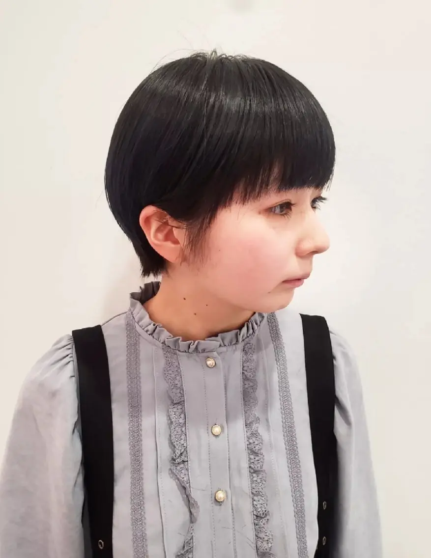 ショート ショートヘア 齋藤 愛美のヘアスタイル