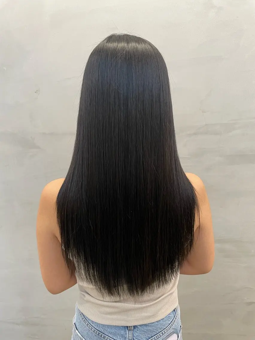 ロング パーマ カット 縮毛矯正 トリートメント 高山🐬髪質改善 池袋で縮毛矯正のヘアスタイル