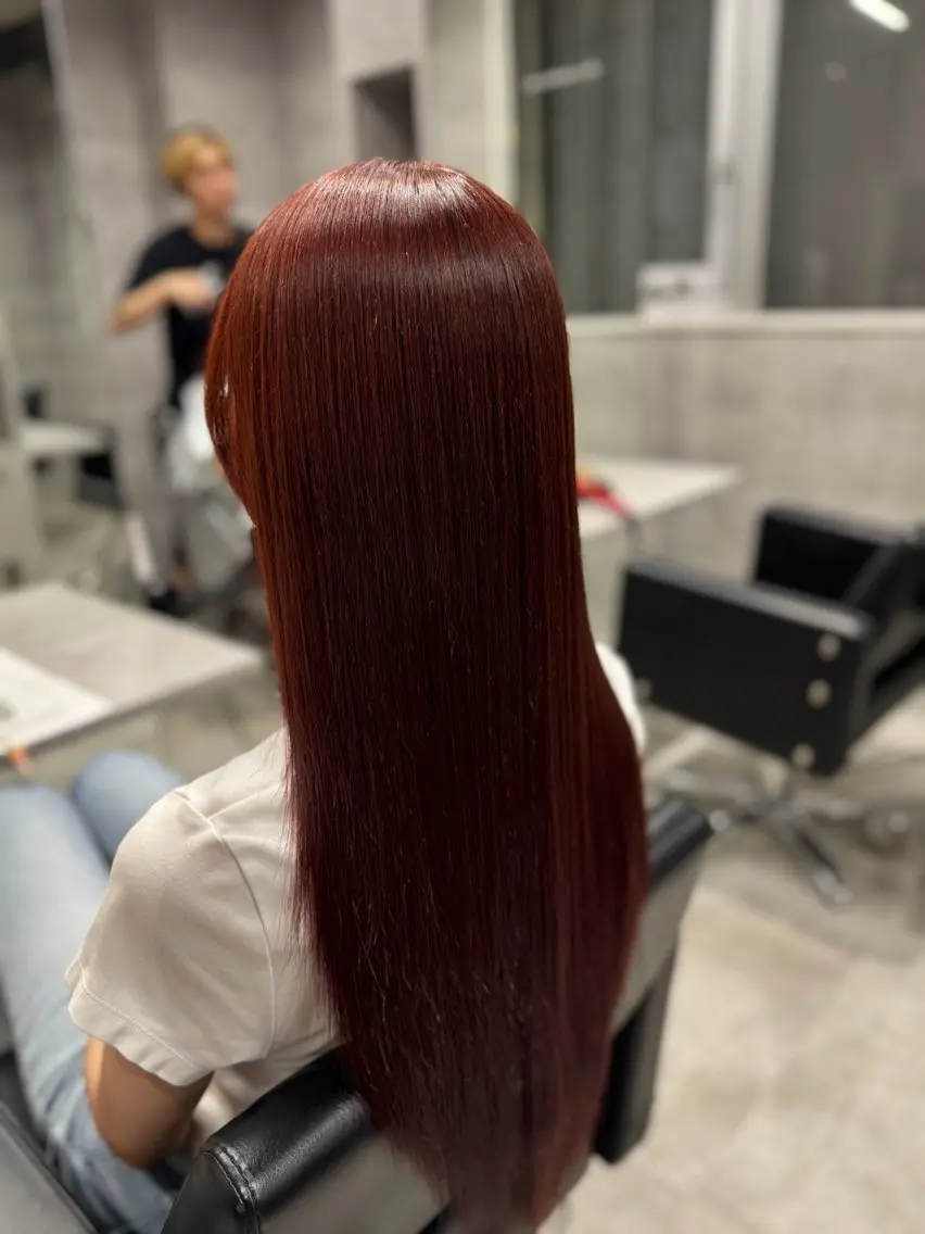 ロング カラー ヘアカラー MAHIRO 渋谷のヘアスタイル