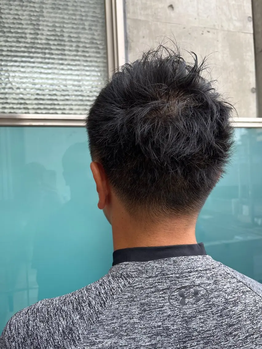 ショート カラー メンズ 久木原 ゆりのヘアスタイル