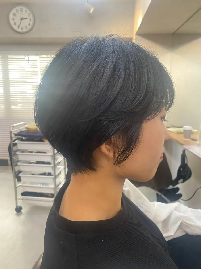 ショート カット ヘアカラー トリートメント 🫧透明感カラー🫧 佐野花苗[新宿]のヘアスタイル