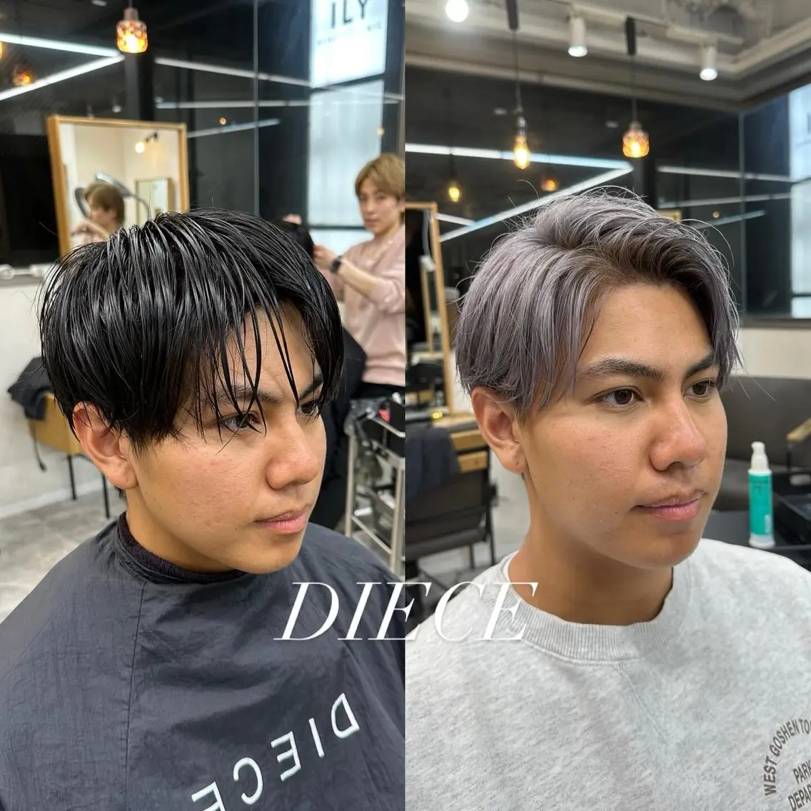 カラー メンズ シルバー ヘアカラー メンズ特化 ⚡️ナツキ⚡️のヘアスタイル